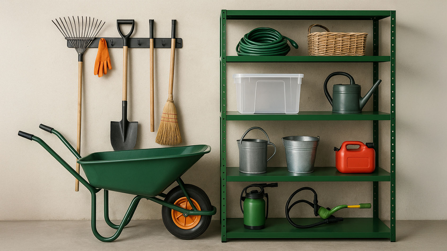 10 věcí, které usnadní pořádek na zahradě či ve sklepě