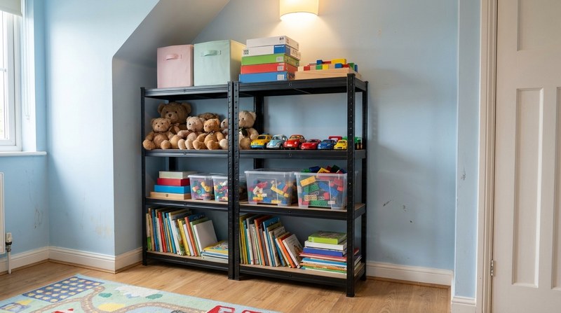 Jak vybrat ideální regál na hračky pro děti | Mamutex.cz