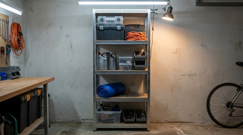 Jak vybrat regál do garáže s rozměrem 60 cm | Mamutex.cz