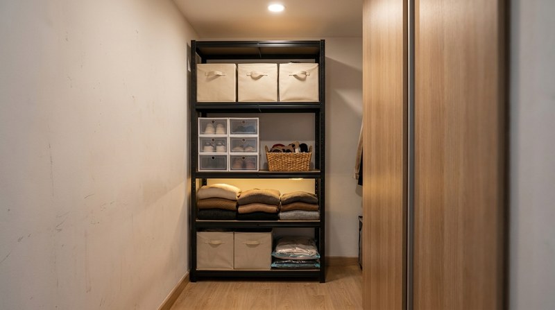 Jak vybrat úložné boxy do šatny a uspořádat regály