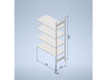 stowshelf 2000 500 x 1000 pridavne pole original