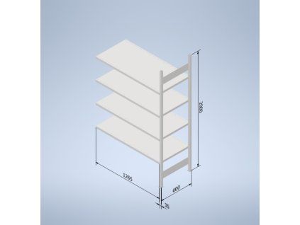 stowshelf 2000 600 x 1300 pridavne pole original