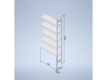 stowshelf 2500 300 x 1000 pridavne pole original