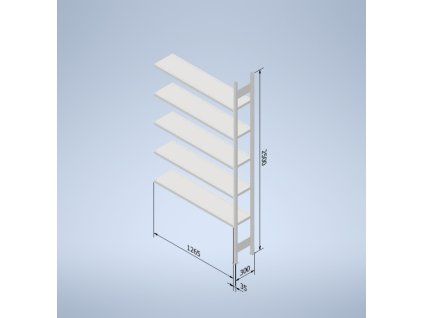 stowshelf 2500 300 x 1300 pridavne pole original