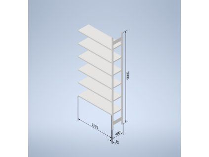 stowshelf 3000 400 x 1300 pridavne pole original