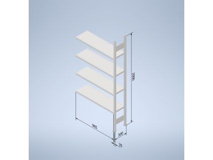 stowshelf 2000 300 x 1000 pridavne pole original