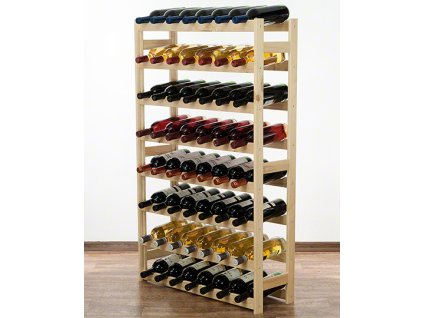 337 2 dreveny regal na vino mamutex 1180x720x250 mm 56 lahvi borovice