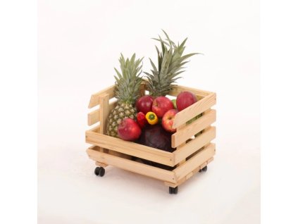 8329 1 skrzynka na warzywa na kolkach rawa szer37cm naturalna 4