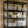 freepik photorealistic lifestyle shot of a metal shelving 42350 4