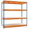 538 1 lakovany modro oranzovy regal mamutex standard 1800x1800x800 mm 4 police nosnost 2000 kg