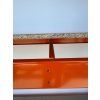 253 4 lakovany modro oranzovy regal mamutex heavy 1800x1200x400 mm 4 police nosnost 2000 kg