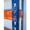 253 3 lakovany modro oranzovy regal mamutex heavy 1800x1200x400 mm 4 police nosnost 2000 kg