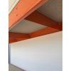 253 7 lakovany modro oranzovy regal mamutex heavy 1800x1200x400 mm 4 police nosnost 2000 kg
