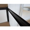 50 8 50 8 lakovany kovovy regal mamutex standard 1800x900x300 mm 5 polic nosnost 875 kg cierny