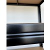 50 6 50 6 lakovany kovovy regal mamutex standard 1800x900x300 mm 5 polic nosnost 875 kg cierny