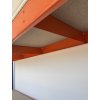 253 7 lakovany modro oranzovy regal mamutex heavy 1800x1200x400 mm 4 police nosnost 2000 kg