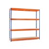 253 lakovany modro oranzovy regal mamutex standard 1800x1200x400 mm 4 police nosnost 2000 kg