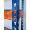 253 3 lakovany modro oranzovy regal mamutex heavy 1800x1200x400 mm 4 police nosnost 2000 kg