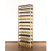 340 2 dreveny regal na vino mamutex 1980x720x250 mm 91 lahvi borovice