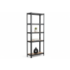 lakovaný regál Mamutex Standard 200x70x30 cm – 5 polic, černý