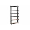 lakovaný regál Mamutex Standard 220x120x40 cm – 6 polic, černý