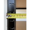 lakovaný regál Mamutex Standard 220x120x40 cm – 6 polic, černý