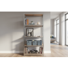 Akční balíček 5 ks – zinkovaný regál Mamutex Standard 180x90x60 cm – 5 polic