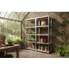 Akční balíček 3 ks – zinkovaný regál Mamutex Standard 200x70x40 cm – 5 polic