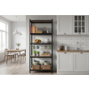 Akční balíček 10 ks – lakovaný regál Mamutex Standard 200x80x50 cm – 5 polic, černý